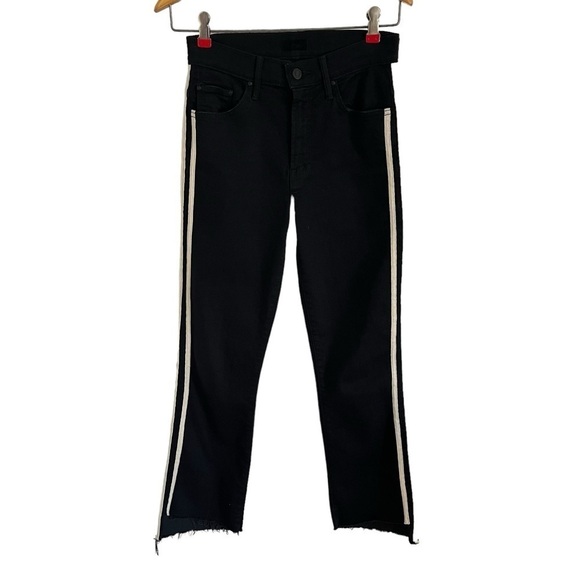 MOTHER x REVOLVE The Insider Crop Step Fray in Guilty Racer - Picture 3 of 14